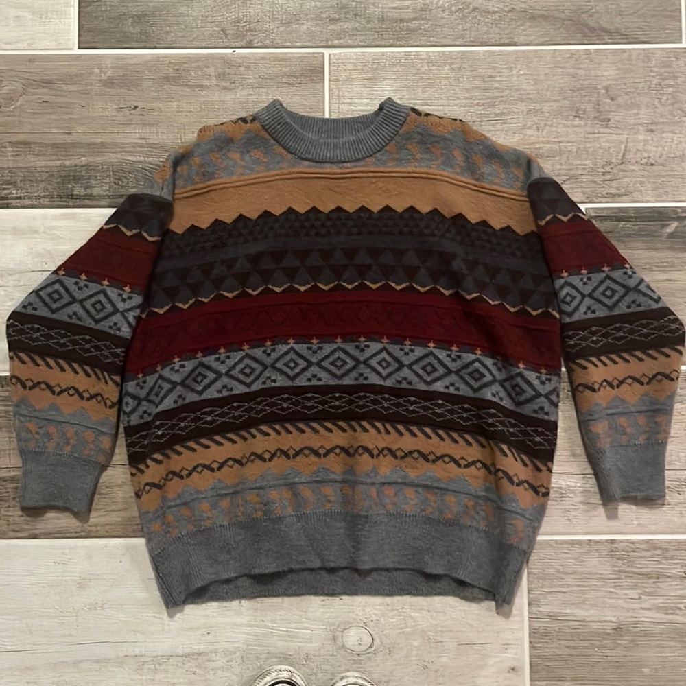 Indie grandpa sweater.